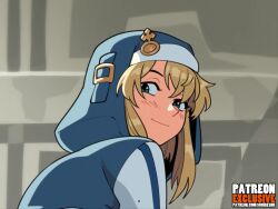 2boys anal androgyne_symbol animated anus artist_name ass audible_speech black_gloves blonde_hair blue_eyes bridget_(guilty_gear) clothed_male_nude_male clothed_sex cum cum_in_ass ejaculating_while_penetrated ejaculation english_audio fingerless_gloves foreskin gloves guilty_gear guilty_gear_strive hood hooded_jacket jacket male_focus moaning multiple_boys nude patreon_username penis sex sex_from_behind small_penis solo_focus sound suoiresnu testicles trap uncensored video watermark web_address yaoi
