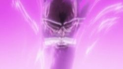 1girl 2boys animated animated_gif bleach clash duel fighting fire flaming_sword flaming_weapon forest inaba_kagerouza kujou_nozomi male_focus multiple_boys nature old old_man screencap solo_focus yamamoto-genryuusai_shigekuni zanpakutou