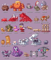 bird brushtail_possum bug chiko_roll clothesline creatures_(company) dim_sim duck fangs fly food game_freak bug nintendo open_mouth original paul_robertson pie pixel_art pokemon pokemon_(creature) possum ringtail_possum snake sugar_glider uluru