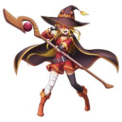 Rule 34 | 1girl, cosplay, evileye (overlord), kono subarashii sekai ni shukufuku wo!, megumin (cosplay), official art, overlord (maruyama), solo, tagme, transparent background