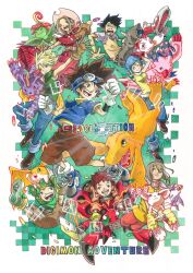 Rule 34 | 3girls, 5boys, absurdres, agumon, bird, bug, cat, digimon, digimon (creature), digimon adventure, gabumon, glasses, gomamon, highres, holy ring, ishida yamato, izumi koshiro, jewelry, kido jo, multiple boys, multiple girls, naoki akamine, palmon, patamon, piyomon, reptile, ring, tachikawa mimi, tailmon, takaishi takeru, takenouchi sora, tentomon, wings, yagami hikari, yagami taichi