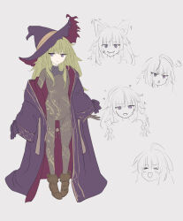 Rule 34 | 1girl, bodysuit, boots, character request, hat, highres, osobachan, simple background, tagme, witch, witch hat
