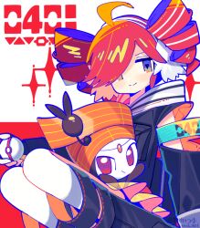 aoi_tsuyu creatures_(company) drill_hair game_freak gen_5_pokemon kasane_teto legendary_pokemon meloetta meloetta_(pirouette) mythical_pokemon nintendo poke_ball pokemon premier_ball project_voltage rival_teto_(project_voltage) twin_drills utau vocaloid
