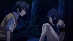 1boy 2girls animated anime_screenshot ashiya_douman_(ikkitousen) ass bdsm black_hair bondage bouncing_breasts bound breasts completely_nude covering_privates covering_breasts crying curvy embarrassed face_in_crotch flexible forest huge_ass ikkitousen ikkitousen_western_wolves jumping kyocho_chuukou large_breasts long_hair looking_at_another looking_at_pussy looking_back mask moaning multiple_girls nature night night_sky nipples no_pussy nude out-of-frame_censoring rope serious sexually_suggestive short_hair short_shorts shorts shuyuu_koukin sitting size_difference sky small_breasts sound sportswear spread_legs squatting surprised sweat talking tears third-party_edit torn_clothes trapped tree very_long_hair video view_between_legs volleyball_uniform weapon whip wide_hips