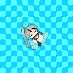 Rule 34 | 1boy, ahoge, brooch, cloak, closed eyes, floating, from above, high side ponytail, highres, jewelry, library of ruina, lying, male focus, moribe denkou, motion lines, multicolored hair, on back, partially submerged, primrose field illusion, project moon, solo, streaked hair, swimming, white cloak, yan vismok
