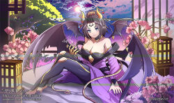 Rule 34 | barefoot, digimon, horns, lilithmon, lipstick, makeup, nail polish, tagme, wings