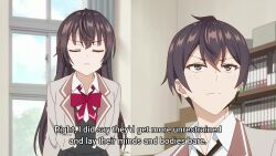 1boy 5girls ahoge alisa_mikhailovna_kujou animated anime_screenshot ass black_hair black_skirt black_thighhighs black_vest blue_bra blue_eyes blush bra breasts brown_hair cleavage closed_eyes clothes_pull collarbone couch empty_eyes flower hair_between_eyes hair_flower hair_ornament hair_ribbon highres kimishima_ayano kuze_masachika large_breasts long_hair long_sleeves mariya_mikhailovna_kujou mind_control multiple_girls neck_ribbon open_mouth panties pink_bra pink_panties red_ribbon ribbon sarashina_chisaki school_uniform shirt short_hair siblings sidelocks sisters sitting skirt skirt_pull sound subtitled suou_yuki tagme thighhighs thighs tokidoki_bosotto_roshia-go_de_dereru_tonari_no_alya-san unbuttoned unbuttoned_shirt unbuttoning underwear undressing vest video waking_up white_hair white_shirt white_thighhighs