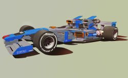 car commentary earth_federation_space_forces english_commentary formula_one formula_racer from_side gundam highres motor_vehicle no_humans pirelli race_vehicle racecar shadow simple_background spoiler_(automobile) vehicalization vehicle_focus walter_kim wheel