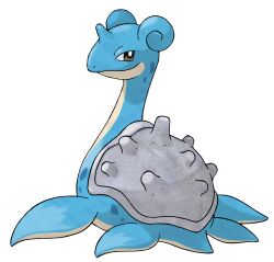 Rule 34 | animal focus, closed mouth, full body, gen 1 pokemon, highres, lapras, looking back, nintendo, no humans, official art, pokemon, pokemon (creature), pokemon focus, pokemon frlg, smile, solo, sugimori ken, third-party source, transparent background