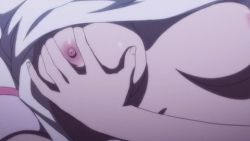 Rule 34 | 10s, 1girl, animated, animated gif, barefoot, blush, bouncing breasts, breasts, butt crack, closed eyes, covered erect nipples, deep skin, female focus, grabbing another&#039;s breast, groping, kaneko hiraku, large breasts, lowres, masturbation, moaning, nipples, orgasm, red hair, solo, subtitled, sweat, tokonome mamori, valkyrie drive, valkyrie drive -mermaid-
