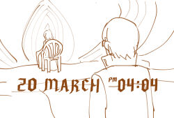 Rule 34 | chair, coat, cosplay, dante (devil may cry), dante (devil may cry) (cosplay), devil may cry (series), devil may cry 5, from behind, highres, izanami (persona), lawn chair, march, meme, narukami yu, on chair, persona, persona 4, sitting, timestamp, trench coat, vergil&#039;s chair (meme), vergil (devil may cry), vergil (devil may cry) (cosplay), z-w-errr