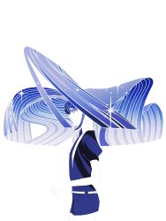 Rule 34 | 1other, black shorts, blunt ends, closed mouth, from side, gem uniform (houseki no kuni), highres, houseki no kuni, lapis lazuli (houseki no kuni), long hair, looking at viewer, mt5 014, other focus, shorts, simple background, sparkle, standing, very long hair, white background