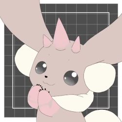 animated black_eyes digimon horn jumping looking_at_viewer lopmon lopmon_x-antibody one_eye_closed siblings terriermon terriermon_x-antibody twins video video wink