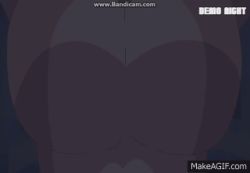 animated animated_gif breasts five_nights_at_freddy&#039;s five_nights_at_freddy&#039;s_2 five_nights_in_anime five_nights_in_anime_2 freddu_(fnia) freddy_fazbear freddy_(five_nights_at_freddy’s_2) large_breasts lowres thick_thighs thighs