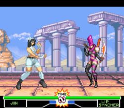 Rule 34 | 16-bit, 16bit, 1990s (style), 2girls, bandai, bosses, colored skin, crossover, fan made, fighting game, game console, health bar, kazama jun, lip syncher, lowres, mighty morphin power rangers, mighty morphin power rangers the fighting edition, multiple girls, namco, pixel art, power rangers, retro artstyle, saban entertainment, snes, super nintendo, tekken, tekken 2, tekken tag tournament, tekken tag tournament 2, timer