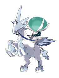 absurdres alternate_form artist_request calyrex calyrex_(rider) closed_mouth full_body gen_8_pokemon glastrier highres holding holding_reins horse ice legendary_pokemon nintendo no_humans official_art open_mouth pokemon pokemon_(creature) pokemon_focus pokemon_swsh rearing reins riding riding_pokemon third-party_source transparent_background