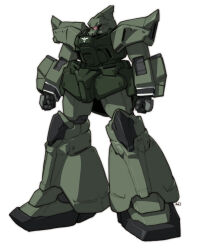 arm_cannon cable color_variation commentary_request derivative_work emblem gelgoog glowing glowing_eye gundam gundam_unicorn machinery mecha mecha_focus mobile_suit neo_zeon no_humans original red_eyes redesign robot roundel science_fiction signature solo tessaku_ro weapon white_background