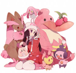 00s 1girl alternate_color animal_nose beanie black_eyes black_hair boots cherrim cherrim_(sunshine) cherubi coat colored_skin creature creatures_(company) dawn_(pokemon) dress egg eyebrows flat_chest game_freak gen_4_pokemon hair_ornament happiny hat kneeling komasawa_(fmn-ppp) legendary_pokemon lickilicky long_hair looking_down lopunny mesprit mime_jr. nintendo open_mouth pink_boots pink_eyes pink_hair pink_skin pink_theme pokemon pokemon_(creature) pokemon_dppt purple_eyes rabbit red_dress scared scarf shiny_pokemon simple_background sitting smile thighhighs tongue tongue_out wariza white_background white_thighhighs winter_clothes yellow_eyes zettai_ryouiki