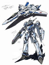 Rule 34 | 1boy, battroid, canopy (aircraft), character name, concept art, energy cannon, gunpod, kawamori shouji, machinery, macross, macross frontier, marker (medium), mecha, mecha pilot suit, n.u.n.s., official art, pilot, production art, prototype design, robot, roundel, saotome alto, scan, science fiction, shadow, shield, sketch, traditional media, variable fighter, vf-25