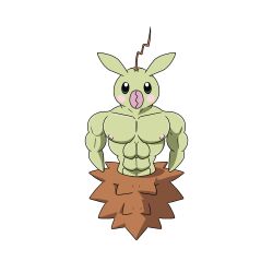 1boy antennae digimon digimon_(creature) digimon_story:_sunburst_and_moonlight highres male_focus meme minomon muscular muscular_male solo what why
