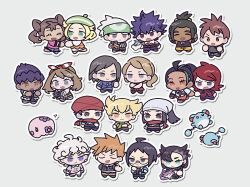 6+boys 6+girls :d :o akari_(pokemon) barry_(pokemon) bede_(pokemon) bianca_(pokemon) black_hair black_jacket black_shirt blonde_hair blue_eyes blue_jacket blue_oak blue_shorts bow brendan_(pokemon) brown_eyes brown_hair calem_(pokemon) cheren_(pokemon) chibi chibi_only closed_eyes closed_mouth crossed_arms dark-skinned_female dark-skinned_male dark_skin dress eneko_(olavcnkrpucl16a) full_body gen_2_pokemon gen_3_pokemon gen_5_pokemon glasses green_eyes green_hair green_hat green_scarf grey_eyes grey_hair hair_bow hat hau_(pokemon) holding holding_pokemon hop_(pokemon) hugh_(pokemon) jacket japanese_clothes long_hair marill marnie_(pokemon) may_(pokemon) multicolored_hair multiple_boys multiple_girls munna naranja_academy_school_uniform necktie nemona_(pokemon) nintendo open_clothes open_jacket open_mouth orange_eyes orange_necktie orange_shorts pants pink_shirt pokemon pokemon_(creature) pokemon_bw pokemon_bw2 pokemon_dppt pokemon_emerald pokemon_hgss pokemon_legends:_arceus pokemon_lgpe pokemon_oras pokemon_rse pokemon_sm pokemon_sv pokemon_swsh pokemon_xy ponytail poochyena purple_eyes purple_hair purrloin red_bow red_eyes red_hair red_hat red_scarf red_shirt red_skirt rei_(pokemon) scarf school_uniform serena_(pokemon) shauna_(pokemon) shirt short_hair shorts silver_(pokemon) skirt smile swablu trace_(pokemon) two-tone_hair white_dress white_hat white_shirt yellow_shorts