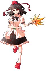 Rule 34 | 1girl, alphes (style), black bow, black bowtie, black hair, black skirt, bow, bowtie, breasts, closed mouth, commentary request, dairi, frilled skirt, frills, full body, geta, half-closed eyes, hand fan, hat, holding, holding fan, kneehighs, large variant set, looking at viewer, medium breasts, parody, puffy short sleeves, puffy sleeves, red eyes, red shoes, shameimaru aya, shirt, shoes, short hair, short sleeves, skirt, socks, solo, style parody, tachi-e, tengu-geta, tokin hat, touhou, transparent background, variant set, white shirt, white socks