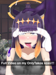 Rule 34 | 1boy, 1girl, after fellatio, after vaginal, aftersex, anger vein, balls clenching, bare shoulders, black hair, blue eyes, blunt bangs, bra, breasts, broken halo, can&#039;t see the haters, censored, chat log, collarbone, colored skin, condom, condom on penis, cum, cum on hair, diamond hairband, eddarxart, exercising, eyebrows, eyelashes, eyes visible through hair, facing viewer, fang, fang out, gradient hair, hair between eyes, hairband, halo, hand on another&#039;s head, hetero, highres, hololive, hololive english, holomyth, japanese house, livestream, long hair, mole, mole under eye, multicolored hair, netorare, netorase, ninomae ina&#039;nis, ninomae ina&#039;nis (1st costume), orange hair, penis, penis and testicles touching, penis awe, penis covering eyes, penis on face, penis over eyes, pointy ears, purple hair, purple skin, sidelocks, size difference, small breasts, snapchat, solo focus, sports bra, sportswear, stray pubic hair, sweat, sweatdrop, takodachi (ninomae ina&#039;nis), tears, tentacle hair, testicles, tiara, tongue, training, training bra, underwear, upturned eyes, used condom, used condom on penis, virtual youtuber, wet, wet bra, wet clothes, youtube