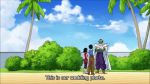 Rule 34 | 10s, 1girl, 2boys, animated, sound, colored skin, couple, dragon ball, dragon ball super, dress, glasses, green skin, highres, husband and wife, multiple boys, piccolo, pointy ears, son gohan, son goku, son goten, spiked hair, subtitled, tagme, videl, video, video, wedding, wedding dress