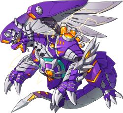 dragon dragon_village_(series) dragon_village_collection electricity game_cg gigantis_(dragon_village) no_humans non-humanoid_robot official_art orange_eyes robot robot_dragon third-party_source transparent_background