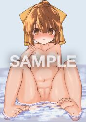 beach breasts delthea_(fire_emblem) fire_emblem fire_emblem_echoes:_shadows_of_valentia iwasabi nintendo nipples nude studio_sugimoto tagme water