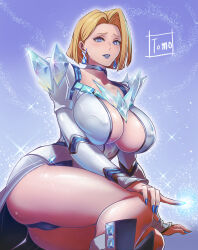 Rule 34 | 1girl, ass, blonde hair, breasts, emma frost, large breasts, marvel, marvel rivals, tomo eokaiteru, x-men