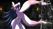 albedo_(overlord) animated blush bouncing_breasts breast_pull breasts game_cg gigantic_breasts grabbing_another&#039;s_breast groping horns huge_nipples lactation long_nipples milk nipple_pull nipple_stimulation nipple_tweak nokko_otsu overlord_(maruyama) sagging_breasts stick_nipples tagme video