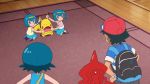 1boy 3girls animated ash_ketchum blush creatures_(company) electricity game_freak gen_1_pokemon gen_4_pokemon gen_7_pokemon harper_(pokemon) lana_(pokemon) lapras multiple_girls nintendo pikachu pokemon pokemon_(anime) pokemon_(creature) pokemon_sm popplio rotom rotom_dex sarah_(pokemon) siblings sisters sound subtitled twins video