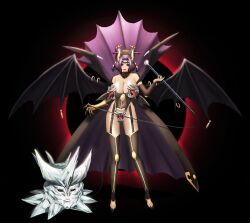 Rule 34 | absurdres, blastmon, digimon, digimon xros wars, evilmon, gattai lilithmon, highres, lilithmon, lipstick, makeup, nail polish, tagme