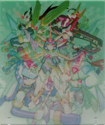 Rule 34 | 3girls, 6+boys, absurdres, aeolus (mega man), arm cannon, armor, atlas (mega man), blue armor, blue eyes, blue helmet, copy x (mega man), crotch plate, dual wielding, energy blade, energy sword, fairy leviathan (mega man), feathers, fighting fefnir (mega man), fins, forehead jewel, fuuma shuriken, glowing, green armor, green eyes, green hair, green helmet, head fins, helmet, hidden phantom (mega man), highres, holding, holding cannon, holding polearm, holding scythe, holding staff, holding weapon, in-franchise crossover, kuji-in, long hair, mechanical wings, mega man (series), mega man zero (series), mega man zx, mega man zx advent, model f (mega man), model h (mega man), model l (mega man), model p (mega man), model w (mega man), multiple boys, multiple girls, nakayama tooru, ninja, non-web source, official art, orange armor, orange helmet, pandora (mega man), polearm, power armor, prometheus (mega man), purple armor, purple eyes, purple helmet, red armor, red eyes, red helmet, red scarf, sage harpuia (mega man), scan, scarf, scythe, shuriken, siarnaq (mega man), skull-shaped hat, smile, smirk, spear, staff, sword, thetis (mega man), weapon, white armor, white feathers, white helmet, winged helmet, wings