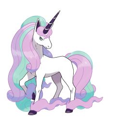 Rule 34 | absurdres, animal focus, artist request, blue eyes, closed mouth, full body, galarian form, galarian rapidash, gen 8 pokemon, highres, horns, nintendo, no humans, official art, pokemon, pokemon (creature), pokemon focus, pokemon swsh, single horn, solo, third-party source, transparent background, unicorn