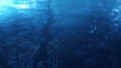 1girl animated animated_gif anime_screenshot bare_legs barefoot feet feet_only female_focus foot_focus huge_filesize knees legs lower_body outdoors pale_skin rooster_teeth roosterteeth ruby_rose rwby rwby_ice_queendom soles thighs toenails toes wading water wet