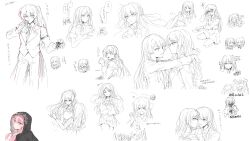 Rule 34 | &gt; &lt;, 6+girls, absurdres, amoris (bang dream!), anon tokyo (bang dream!), arms around neck, bang dream!, bang dream! it&#039;s mygo!!!!!, black hoodie, blush, candy, chihaya anon, chinese commentary, chinese text, chocolate, chocolate heart, commentary request, dancing, food, glasses, grey eyes, greyscale, hair ribbon, haneoka school uniform, heart, heart-shaped food, highres, holding, holding chocolate, holding food, hood, hood up, hoodie, long hair, looking at viewer, misumi uika, monochrome, mortis (bang dream!), mortis (costume) (bang dream!), multiple girls, muonrei00, nagasaki soyo, open mouth, pants, parted lips, pink hair, ponytail, ribbon, school uniform, short sleeves, smile, speech bubble, spot color, timoris (bang dream!), togawa sakiko, translation request, tsukinomori school uniform, vest, wakaba mutsumi, yahata umiri, yuri, yuutenji nyamu