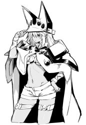 10mo 1girl breasts groin guilty_gear guilty_gear_strive navel ramlethal_valentine short_shorts shorts tagme underboob