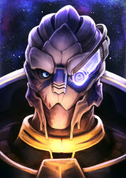 1boy garrus_vakarian lintufriikki mass_effect_(series) night night_sky sky solo solo_focus star_(sky) tumblr tumblr_username turian