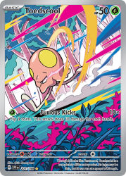 artist_name card_(medium) character_name company_name copyright_name copyright_notice dust english_text from_side full_body grass komayama_akira motion_lines nintendo no_humans official_art outdoors pokemon pokemon_(creature) pokemon_card pokemon_focus pokemon_tcg running third-party_source toedscool trading_card tree