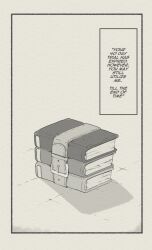 Rule 34 | belt, book, bound together, english text, floor, greyscale, monochrome, no humans, on floor, shadow, tyrone, winrar