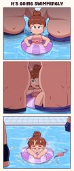 1girl 3boys 3koma absurdres after_fellatio after_gangbang after_rape aftersex age_difference before_and_after bikini blush brown_hair child collarbone comic cum cum_bubble cum_on_body cum_on_hair cum_on_upper_body decensored english_text facial fat fat_man female_focus flat_chest gang_rape gangbang gangrape green_eyes group_sex hair_bun heart hetero highres imminent_gangbang imminent_penetration imminent_rape innertube large_penis loli multiple_boys multiple_views open_mouth original pedophile penis pink_bikini purple_innertube rape reupload rolling_eyes scared sequential size_difference steam steaming_body swim_ring swimsuit team_pervy teardrop tearing_up tears third-party_edit tongue unworn_bikini_bottom