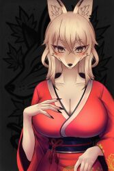 breasts check_commentary commentary_request furry highres keno(keno_ch) original solo