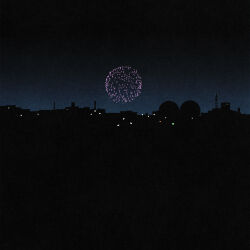 aerial_fireworks building fireworks highres iida_kento night night_sky no_humans original outdoors radio_tower scenery sky urban