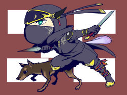 1990s_(style) artist_request final_fantasy final_fantasy_vi interceptor shadow_(ff6) tagme
