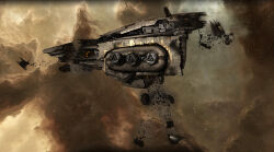 3d amarr_empire_(eve_online) battle_damage broken brown_background capital_ship_(eve_online) carthum_conglomerate_(eve_online) cloud combat_ship_(eve_online) commentary dated_commentary debris dreadnought_(eve_online) eve_online floating floating_object gallente_federation_(eve_online) glowing kaspercohen_(kasper_hansen) maya_(medium) military_vehicle nebula no_humans official_art outdoors photoshop_(medium) realistic revelation_(eve_online) scenery science_fiction sky space spacecraft star_(sky) starry_sky starry_sky_background vehicle_focus wreckage