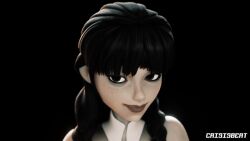 addams_family animated animated_gif crisisbeat deepthroat fellatio nude oral wednesday_(netflix) wednesday_addams