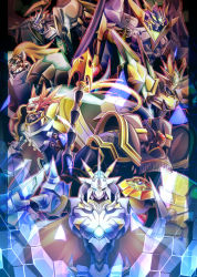 00s alphamon alphamon_ouryuken armor blue_eyes cape digimon digimon_(creature) digimon_adventure digimon_adventure_02 digimon_adventure_v-tamer_01 digimon_frontier digimon_tamers digital_monster_x-evolution dragon_wings duftmon duftmon_x-antibody dukemon dukemon_x-antibody dynasmon dynasmon_x-antibody epic gauntlets gold green_eyes helmet highres horns knight kyūkyoku_senjin_ouryūken lance magnamon magnamon_x-antibody monster no_humans omegamon omegamon_x-antibody pikkar polearm red_eyes royal_knights shield shoulder_pads spear sword ulforcev-dramon ulforcev-dramon_x-antibody weapon wings