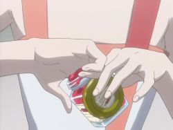 00s 1boy 1girl anemone_(eureka_seven) animated arm_up bed black_hair bones_(company) catching catching_food collar dress eating eureka_seven eureka_seven_(series) evil_smile finger_in_own_mouth finger_to_mouth fingers_to_mouth flat_chest food food_on_face food_on_hand from_side grey_eyes hand_on_own_face head_back holding holding_jar indoors jam jar kneeling licking licking_another&#039;s_face licking_finger licking_own_face light long_hair looking_at_another looking_at_viewer looking_up military military_uniform mirror multiple_views music naughty_face pink_hair purple_eyes red_trim reflection short_hair sidelocks slurping smile solo_focus sound sound_effects standing strawberry_jam talking tongue tongue_out video white_dress wiping wiping_face